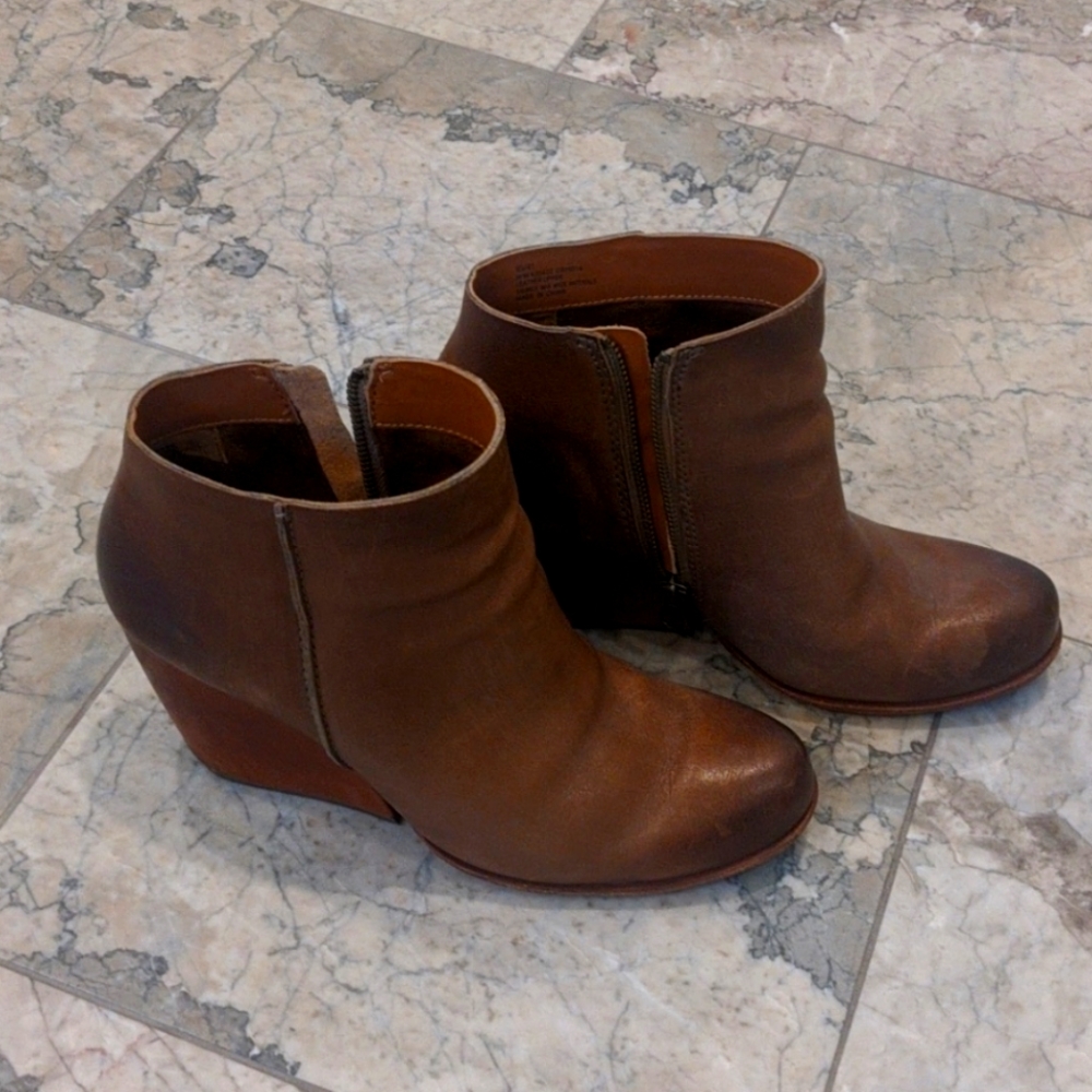 Kork-ease wedge ankle boots
